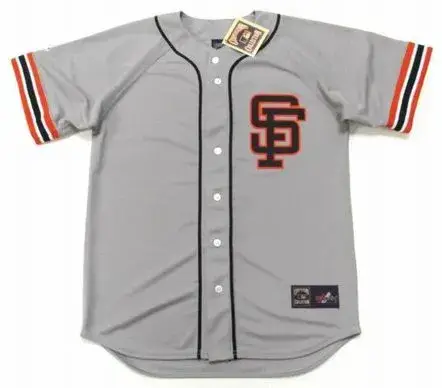 DAVE DRAVECKY San Francisco Giants 1987 Majestic Cooperstown Away Baseball Jersey