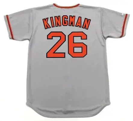 DAVE KINGMAN San Francisco Giants 1973 Majestic Cooperstown Away Baseball Jersey 