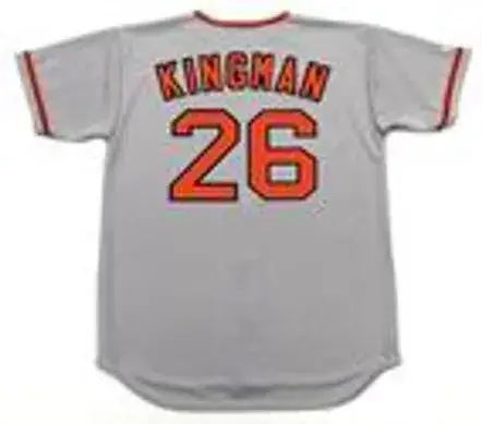 DAVE KINGMAN San Francisco Giants 1973 Majestic Cooperstown Away Baseball Jersey 