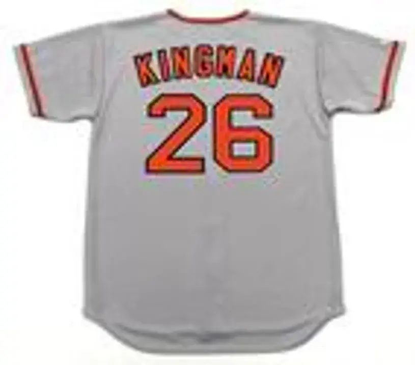 DAVE KINGMAN San Francisco Giants 1973 Majestic Cooperstown Away Baseball Jersey 