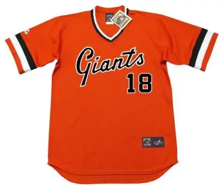 DUANE KUIPER San Francisco Giants 1982 Majestic Cooperstown Alternate Baseball Jersey