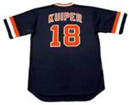 DUANE KUIPER San Francisco Giants 1982 Majestic Cooperstown Away Baseball Jersey 