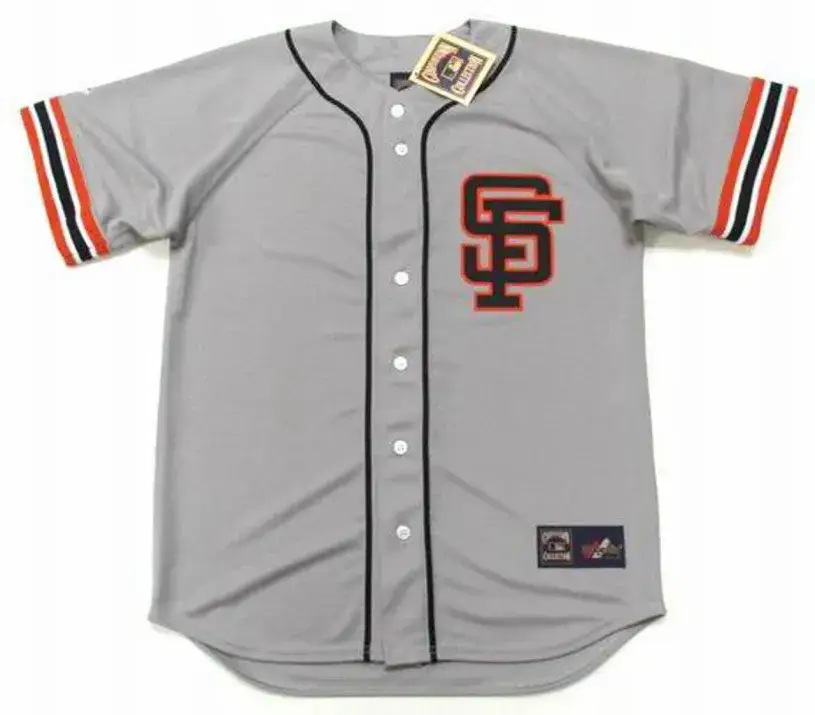 GARY CARTER San Francisco Giants 1990 Majestic Cooperstown Away Baseball Jersey