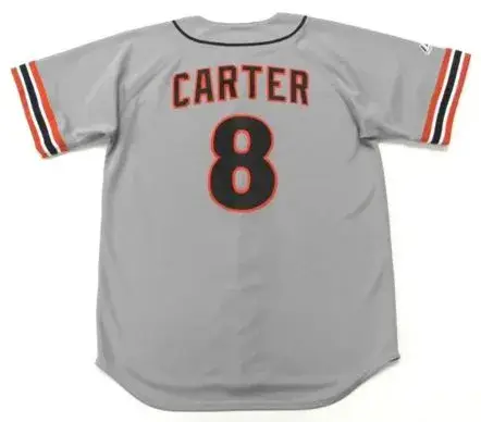 GARY CARTER San Francisco Giants 1990 Majestic Cooperstown Away Baseball Jersey 
