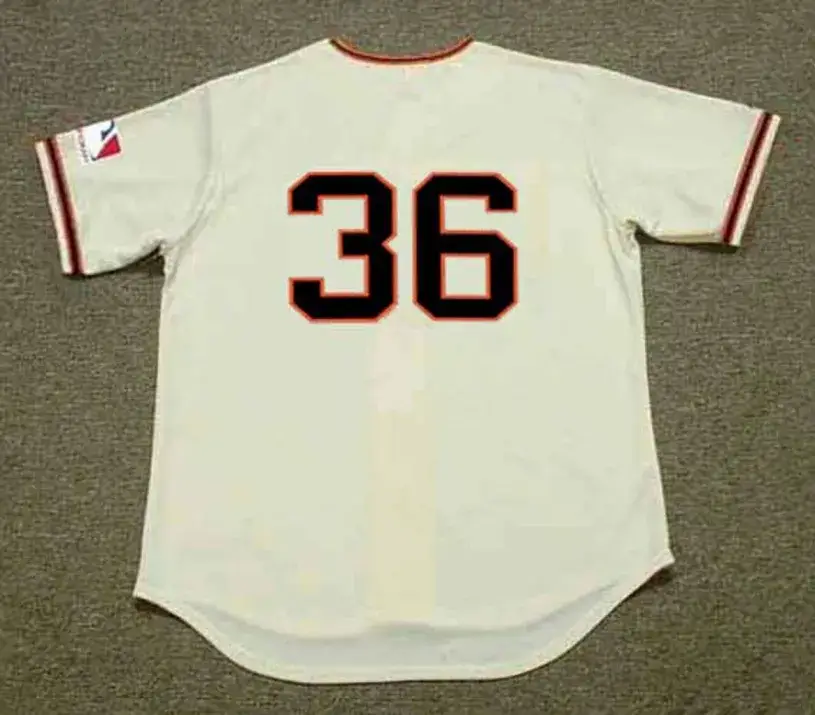 GAYLORD PERRY San Francisco Giants 1969 Home Majestic Throwback Baseball Jersey 
