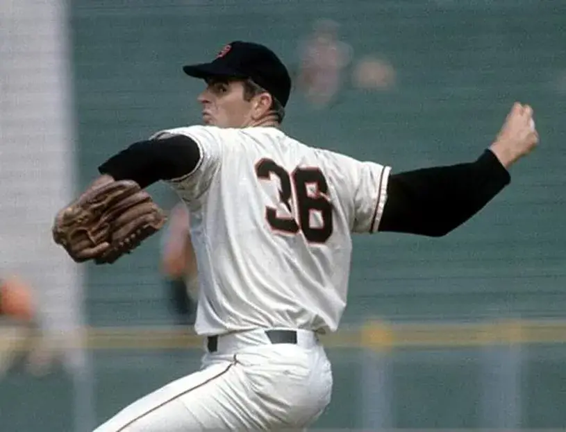 GAYLORD PERRY San Francisco Giants 1969 Home Majestic Throwback Baseball Jersey 