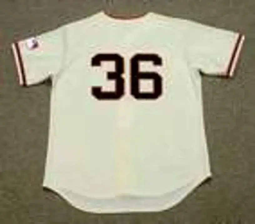 GAYLORD PERRY San Francisco Giants 1969 Home Majestic Throwback Baseball Jersey 