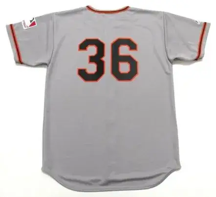 GAYLORD PERRY San Francisco Giants 1969 Majestic Throwback Away Baseball Jersey 