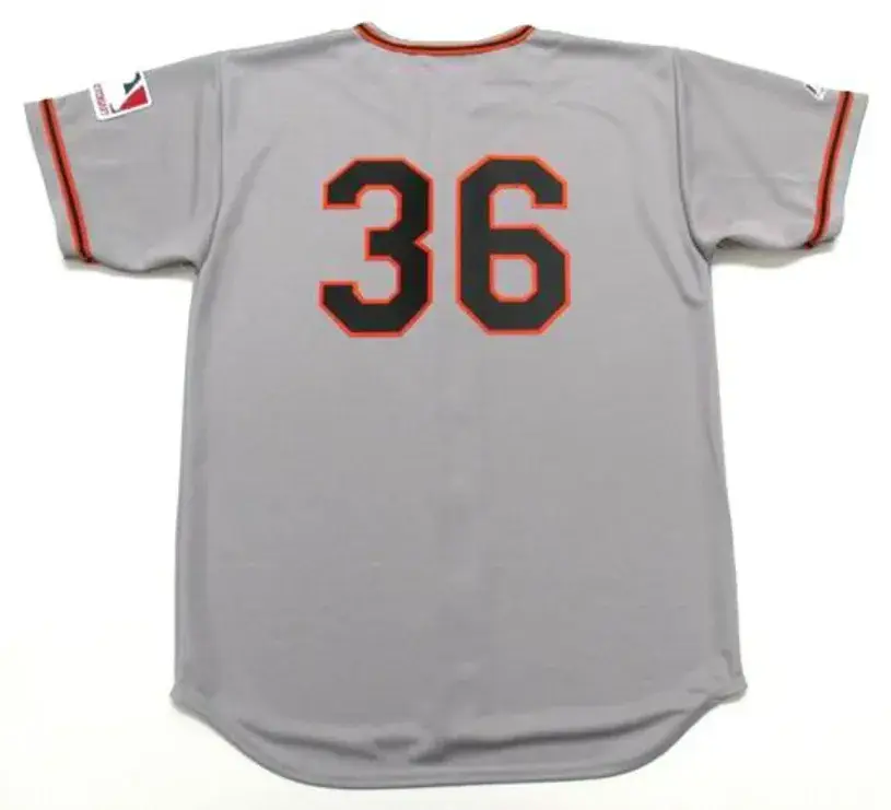 GAYLORD PERRY San Francisco Giants 1969 Majestic Throwback Away Baseball Jersey 