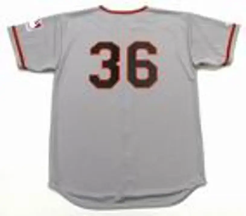 GAYLORD PERRY San Francisco Giants 1969 Majestic Throwback Away Baseball Jersey 