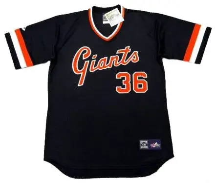 GAYLORD PERRY San Francisco Giants Majestic Cooperstown Throwback Baseball Jersey