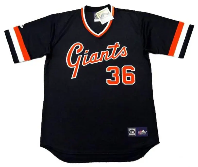 GAYLORD PERRY San Francisco Giants Majestic Cooperstown Throwback Baseball Jersey