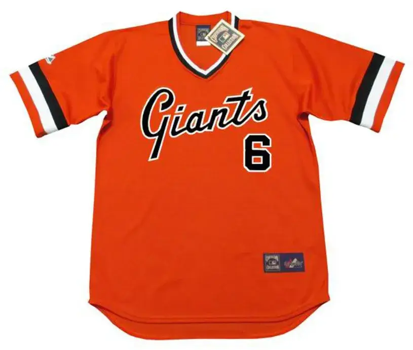 J.T. SNOW San Francisco Giants 1970’s Majestic Throwback Baseball Jersey