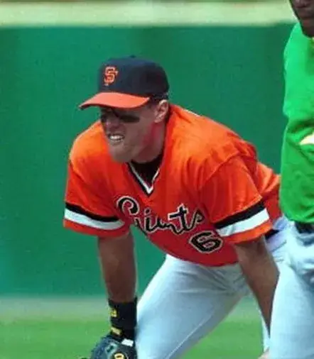 J.T. SNOW San Francisco Giants 1970’s Majestic Throwback Baseball Jersey 