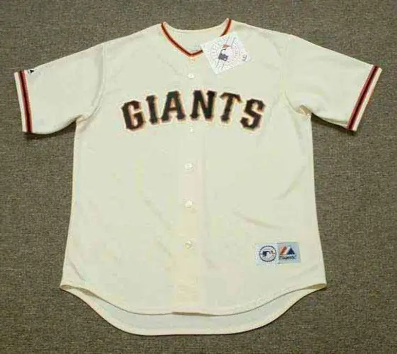 J.T. SNOW San Francisco Giants 2002 Home Majestic Throwback Baseball Jersey