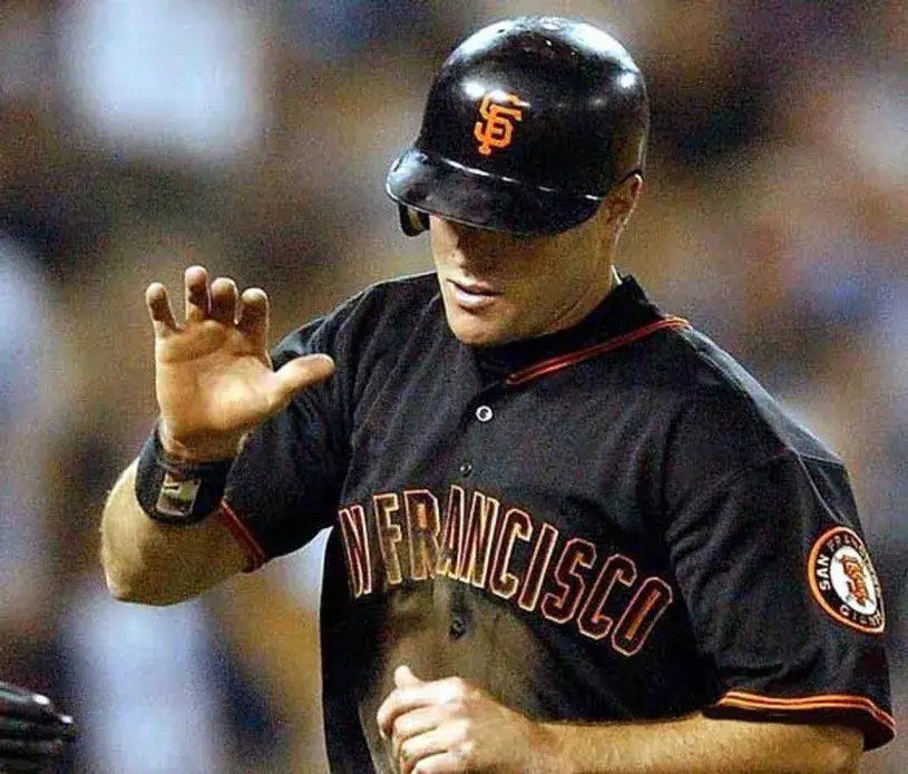 J.T. SNOW San Francisco Giants 2002 Majestic Throwback Alternate Baseball Jersey 