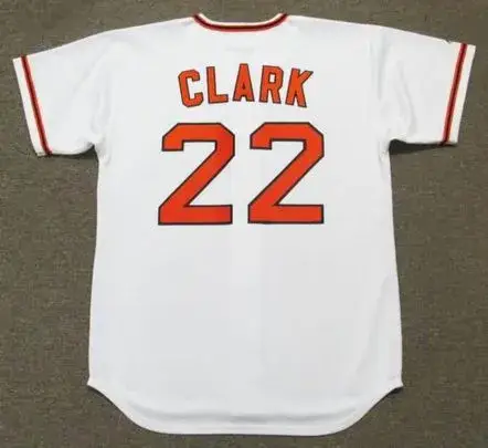JACK CLARK San Francisco Giants 1976 Majestic Cooperstown Home Baseball Jersey 