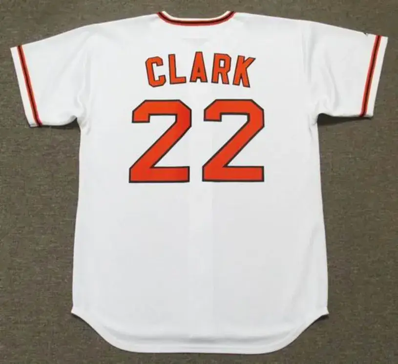 JACK CLARK San Francisco Giants 1976 Majestic Cooperstown Home Baseball Jersey 