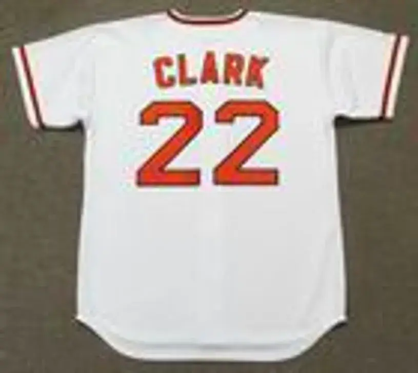 JACK CLARK San Francisco Giants 1976 Majestic Cooperstown Home Baseball Jersey 