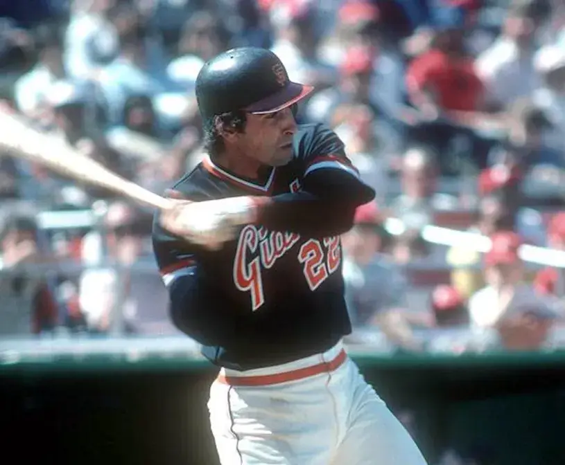 JACK CLARK San Francisco Giants 1982 Away Majestic Baseball Throwback Jersey 