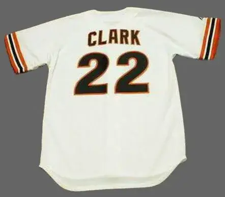 JACK CLARK San Francisco Giants 1983 Majestic Cooperstown Home Baseball Jersey 