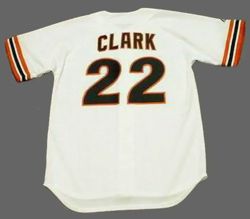 JACK CLARK San Francisco Giants 1983 Majestic Cooperstown Home Baseball Jersey 