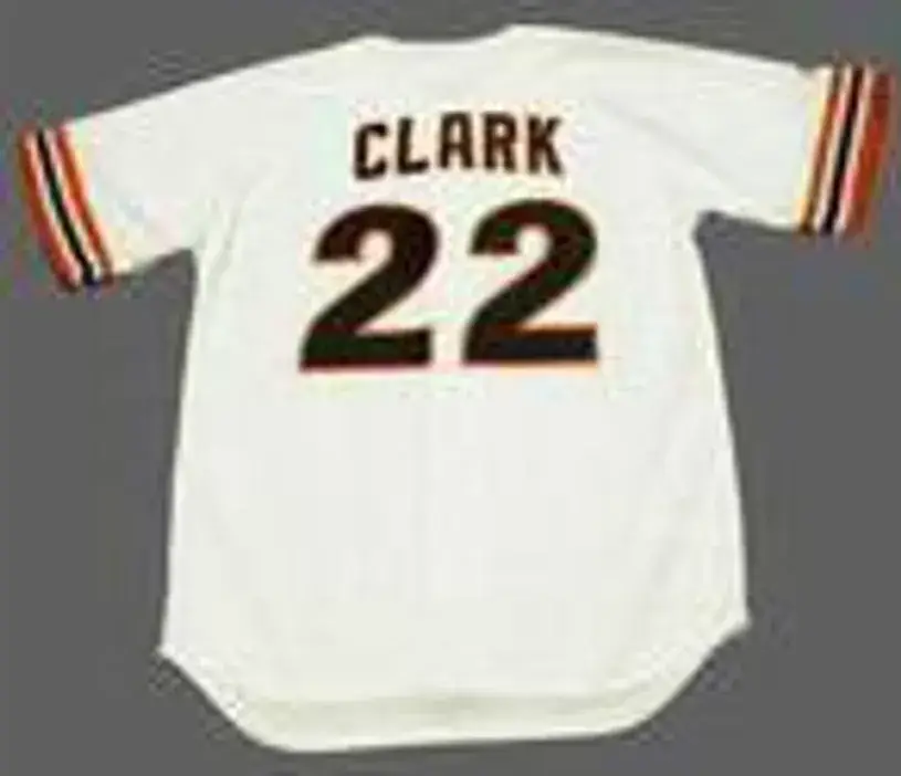 JACK CLARK San Francisco Giants 1983 Majestic Cooperstown Home Baseball Jersey 