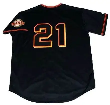 JEFF KENT San Francisco Giants 2001 Majestic Throwback Baseball Jersey 