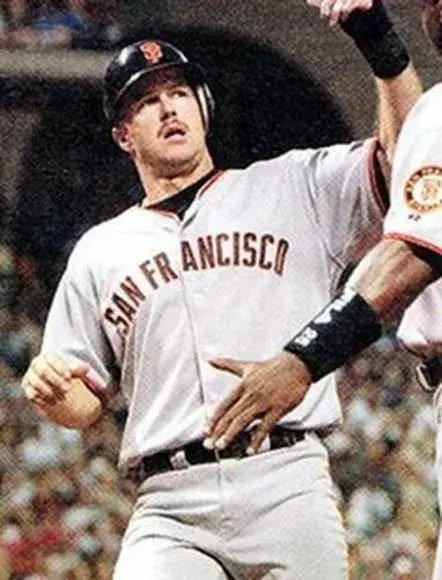 JEFF KENT San Francisco Giants 2002 Majestic Throwback Away Baseball Jersey 