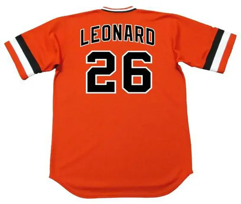 JEFFREY LEONARD San Francisco Giants 1982 Majestic Cooperstown Alternate Jersey 
