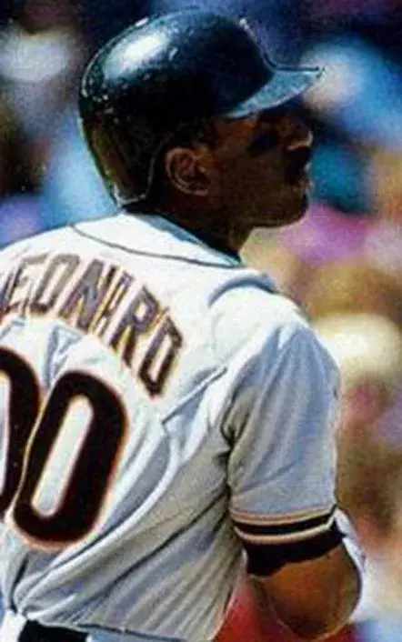 JEFFREY LEONARD San Francisco Giants 1987 Majestic Cooperstown Away Jersey 