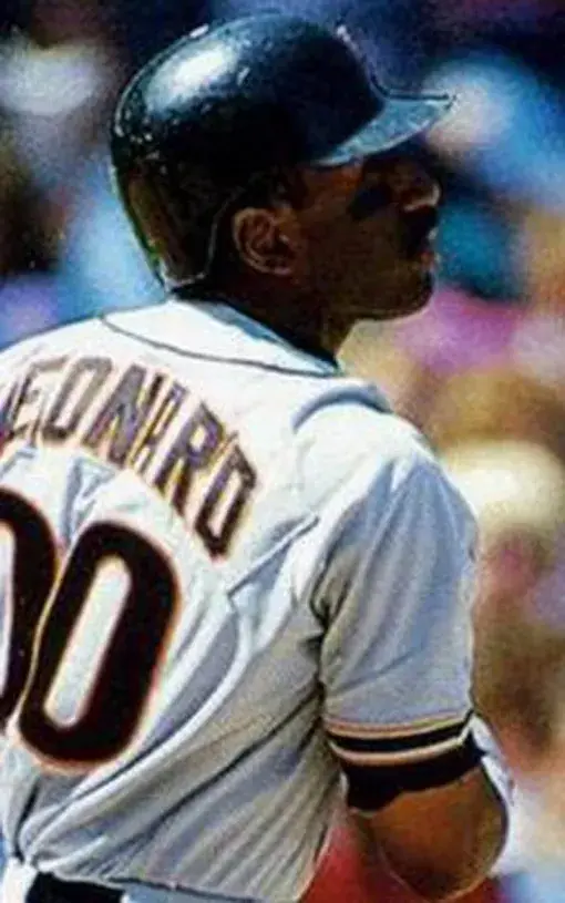 JEFFREY LEONARD San Francisco Giants 1987 Majestic Cooperstown Away Jersey 