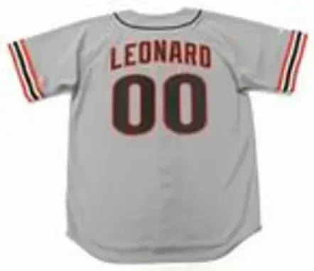JEFFREY LEONARD San Francisco Giants 1987 Majestic Cooperstown Away Jersey 