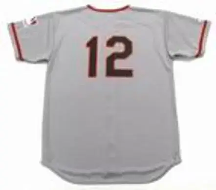 JIM DAVENPORT San Francisco Giants 1969 Majestic Throwback Away Baseball Jersey 