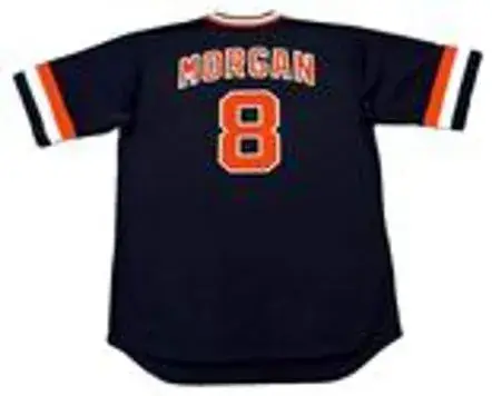 JOE MORGAN San Francisco Giants 1982 Majestic Cooperstown Away Baseball Jersey 