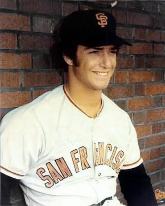JOHN D’ACQUISTO San Francisco Giants 1974 Majestic Cooperstown Away Baseball Jersey 