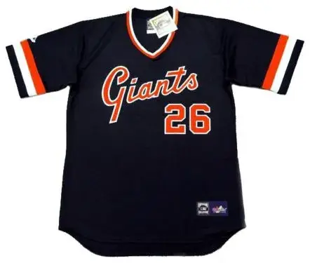JOHN MONTEFUSCO San Francisco Giants 1978 Majestic Cooperstown Away Jersey