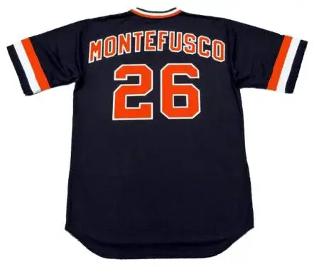 JOHN MONTEFUSCO San Francisco Giants 1978 Majestic Cooperstown Away Jersey 