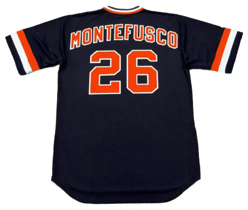 JOHN MONTEFUSCO San Francisco Giants 1978 Majestic Cooperstown Away Jersey 
