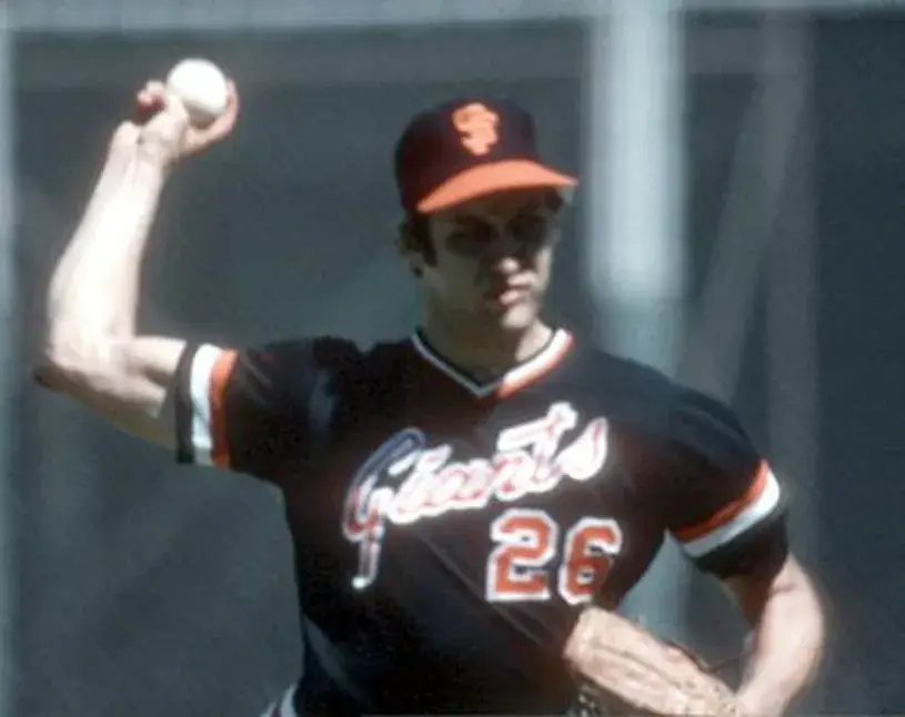 JOHN MONTEFUSCO San Francisco Giants 1978 Majestic Cooperstown Away Jersey 