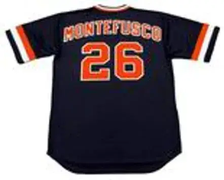 JOHN MONTEFUSCO San Francisco Giants 1978 Majestic Cooperstown Away Jersey 