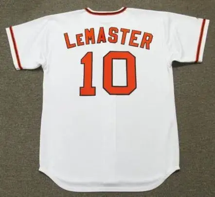 JOHNNIE LeMASTER San Francisco Giants 1976 Majestic Cooperstown Home Jersey 