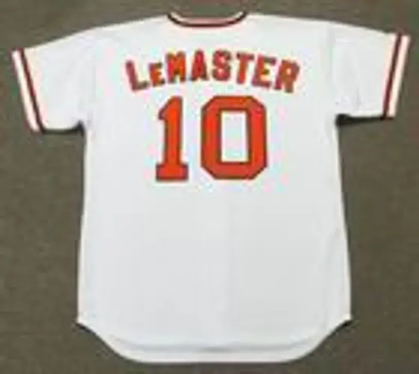 JOHNNIE LeMASTER San Francisco Giants 1976 Majestic Cooperstown Home Jersey 