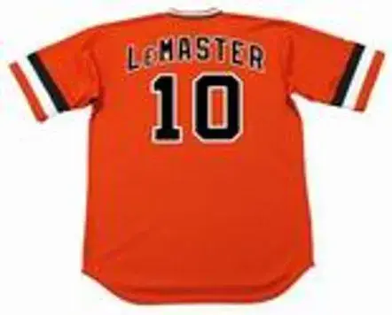 JOHNNIE LeMASTER San Francisco Giants 1978 Majestic Cooperstown Alternate Jersey 