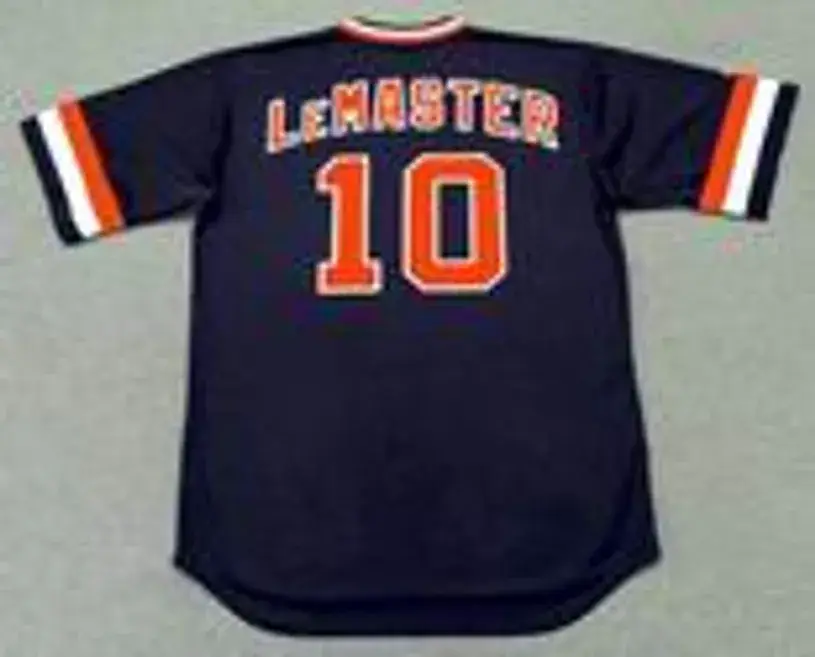 JOHNNIE LeMASTER San Francisco Giants 1978 Majestic Cooperstown Baseball Jersey 