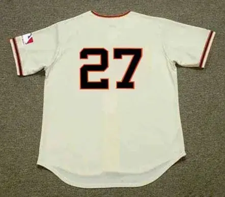 JUAN MARICHAL San Francisco Giants 1969 Home Majestic Throwback Baseball Jersey 
