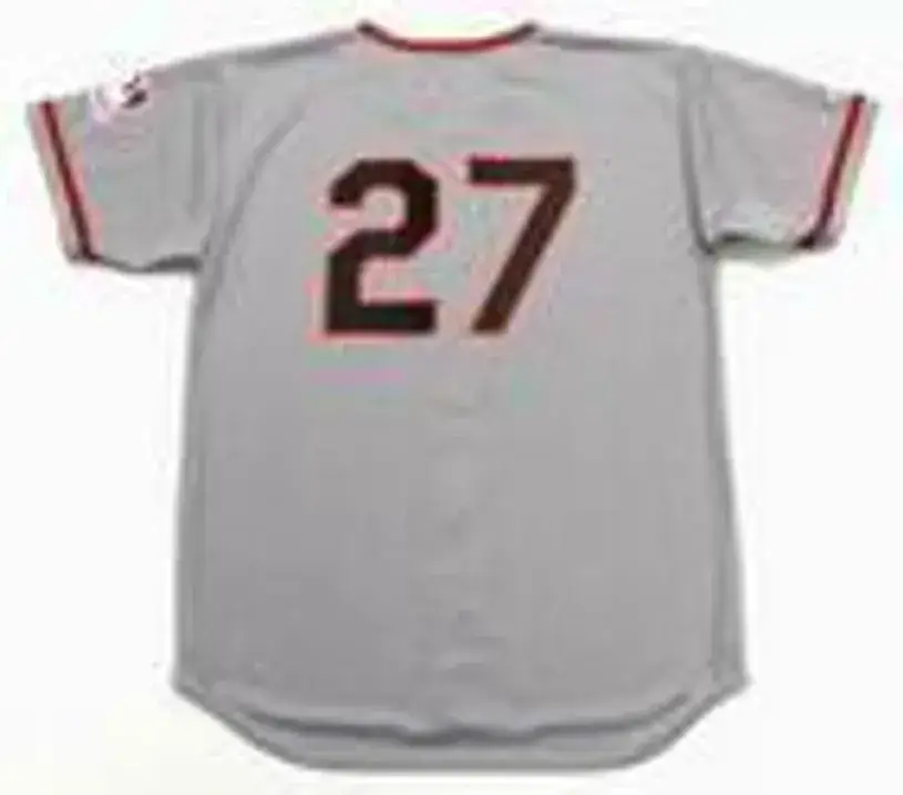 JUAN MARICHAL San Francisco Giants 1969 Majestic Throwback Away Baseball Jersey 