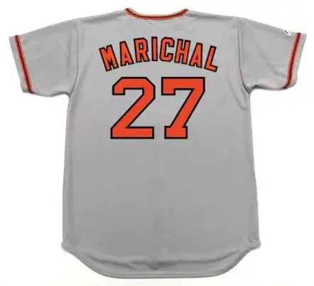 JUAN MARICHAL San Francisco Giants 1973 Majestic Cooperstown Away Baseball Jersey 