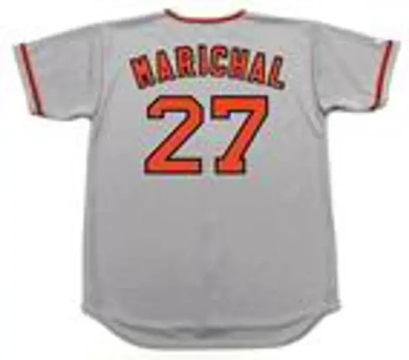 JUAN MARICHAL San Francisco Giants 1973 Majestic Cooperstown Away Baseball Jersey 