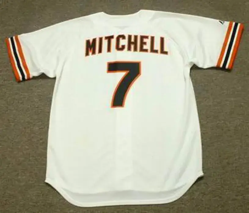 KEVIN MITCHELL San Francisco Giants 1989 Home Majestic Baseball Throwback Jersey 